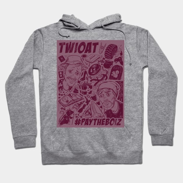 TWIOAT Poster (Kody Forkes Art) Hoodie by Little Empire Podcast